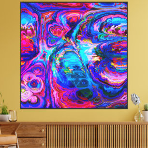 Lienzo Esplandor moderno de pinturas de morado