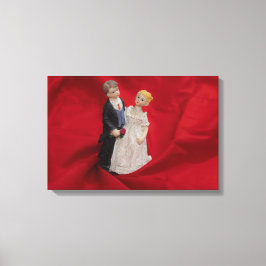 Lienzo Esposo y esposa (celebración del matrimonio en el 