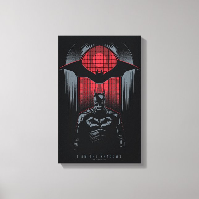 Lienzo Esquema del panel de ventanas de Batman (Anverso)