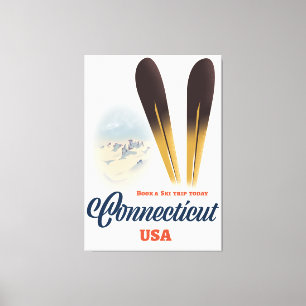Lienzo Esquí de Connecticut