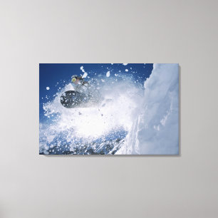 Lienzo Esquí de nieve en Snowbird Resort, Wasatch