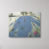 Esquí en la abadía de Calke Derby