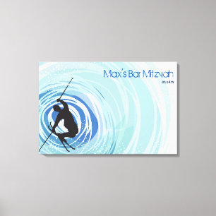 Lienzo ESQUÍ Rótulo-En el tablero de memoria