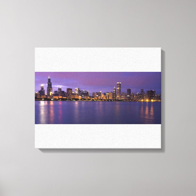 Lienzo Esquina de Chicago (Anverso)