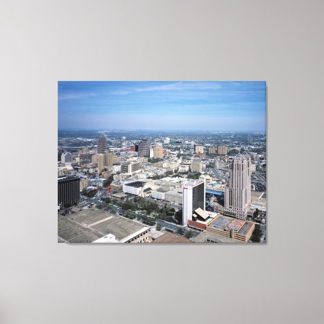 Lienzo Esquina de San Antonio Texas (Anverso)