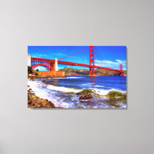 Lienzo Esta es una imagen HDR de 3 fotos de la Puerta Dor