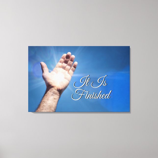 Lienzo Está Terminado (Anverso)
