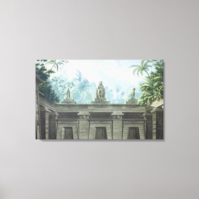 Lienzo Establecer el diseño para la escena de Acto I xv d (Anverso)