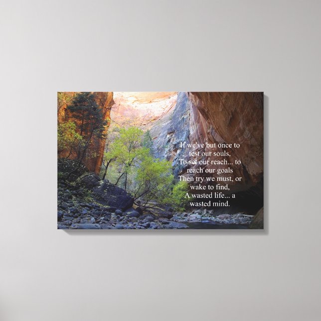 Lienzo Establecimiento de objetivos Inspiradores (Anverso)