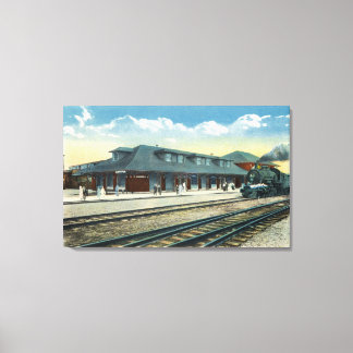 Lienzo Estación Central de Trenes de Maine