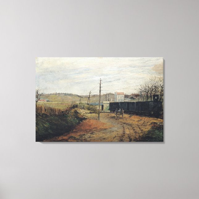 Lienzo Estación de Argenteuil (Anverso)