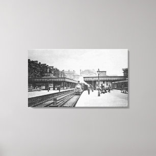 Lienzo Estación de Canonbury, Islington, c.1905