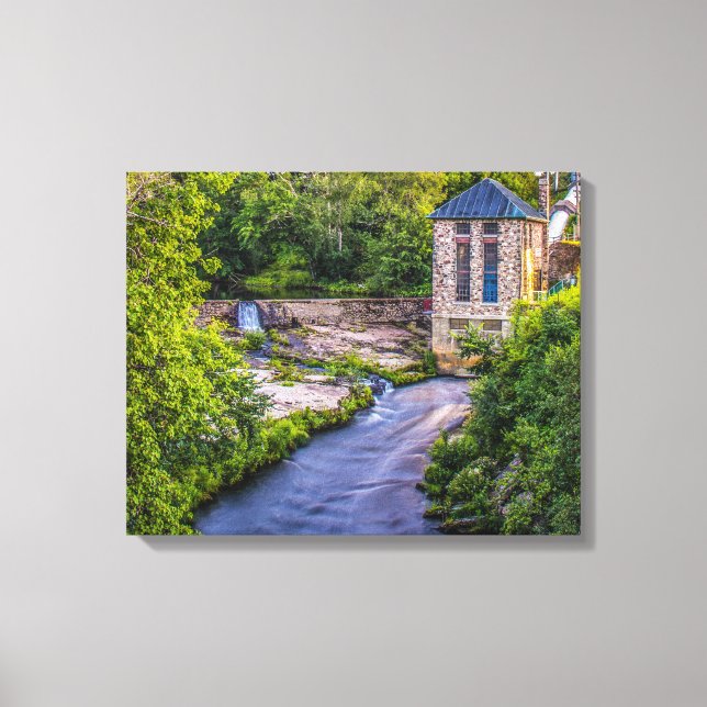 Lienzo Estación de energía de Santa Cruz (Anverso)