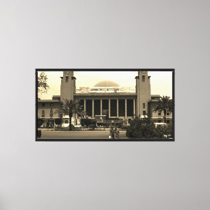 Lienzo Estación de ferrocarril central de Bagdad, Irak an