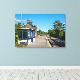 Lienzo Estación de ferrocarril de Castleton Moor