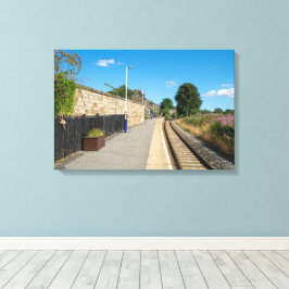 Lienzo Estación de Ferrocarril de Castleton Moor