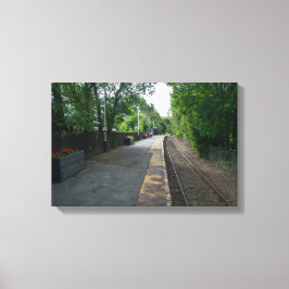 Lienzo Estación de Ferrocarril de Colne, Lancashire