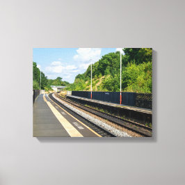 Lienzo Estación de Ferrocarril de Cottingley, Leeds