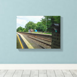 Lienzo Estación de ferrocarril de Ince and Elton
