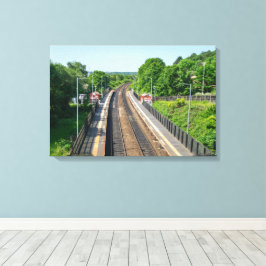 Lienzo Estación de ferrocarril Deighton, Huddersfield