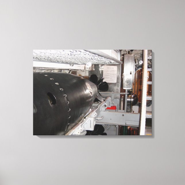 Lienzo Estación de Torpedo (Anverso)