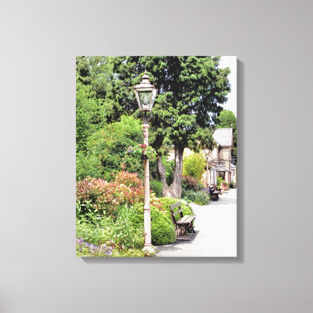 LIENZO ESTACIÓN DE TREN ANTIGUA (Anverso)