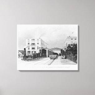 Lienzo Estación de tren de Berlín-Potsdam