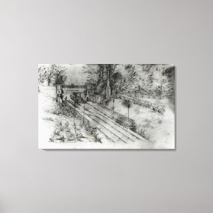 Lienzo Estación de tren de Putney