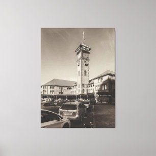 Lienzo Estación de tren Portland Oregon con tonificación 