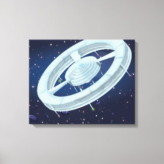 Lienzo Estación Espacial