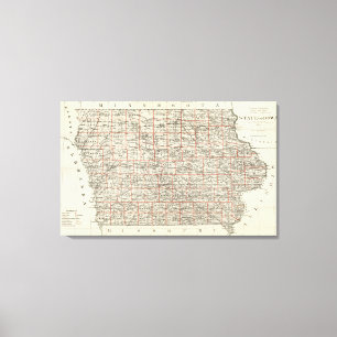 Lienzo Estado de Iowa