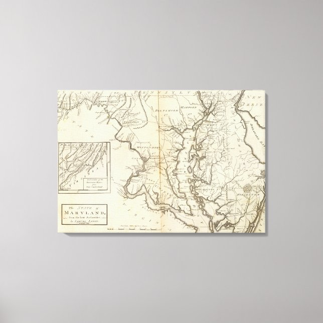 Lienzo Estado de Maryland 2 (Anverso)