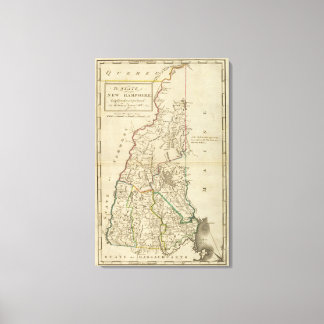 Lienzo Estado de Nuevo Hampshire