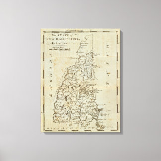 Lienzo Estado de Nuevo Hampshire 4