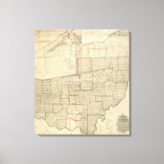 Lienzo Estado de Ohio