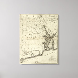Lienzo Estado de Rhode Island