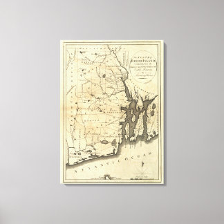 Lienzo Estado de Rhode Island