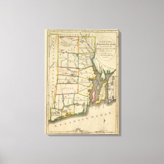 Lienzo Estado de Rhode Island 3