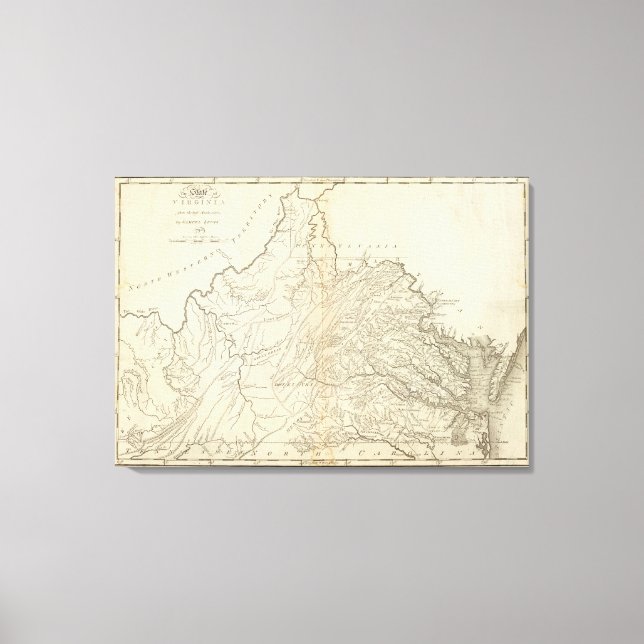Lienzo Estado de Virginia 2 (Anverso)