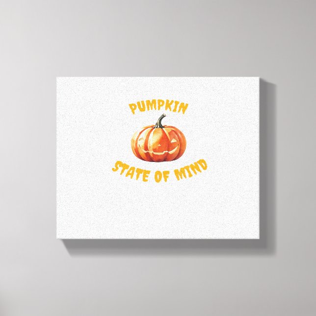 Lienzo Estado mental de la calabaza - T-Shir sobredimensi (Anverso)