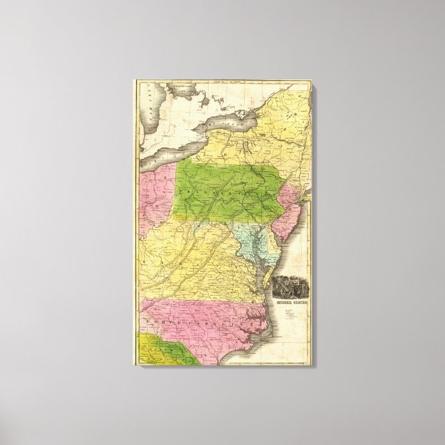 Lienzo Estados del Oriente Medio 3 (Anverso)