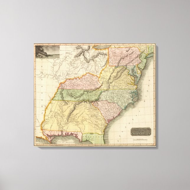 Lienzo Estados Unidos (Anverso)