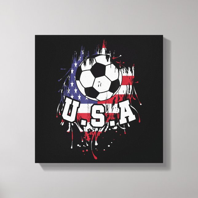 Lienzo Estados Unidos (Anverso)
