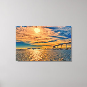 Lienzo Estados Unidos, California, Puente de la Bahía de