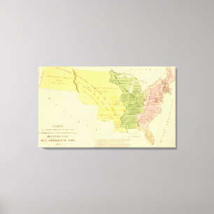 Lienzo Estados Unidos de América del Norte
