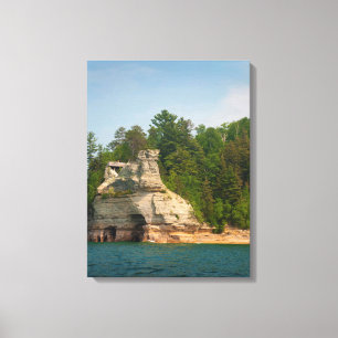 Lienzo Estados Unidos, Michigan. Formación Rock Castillo