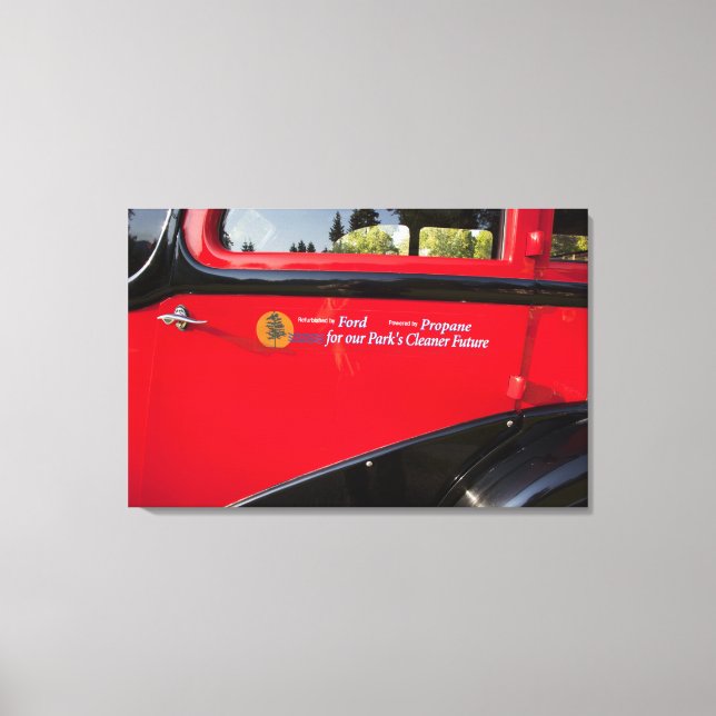 Lienzo Estados Unidos, Montana, Parque Nacional Glacier,  (Anverso)