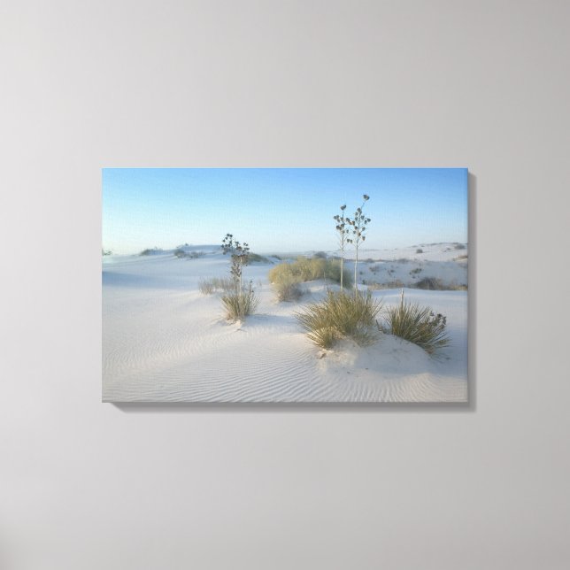 Lienzo Estados Unidos, Nuevo México, White Sands National (Anverso)