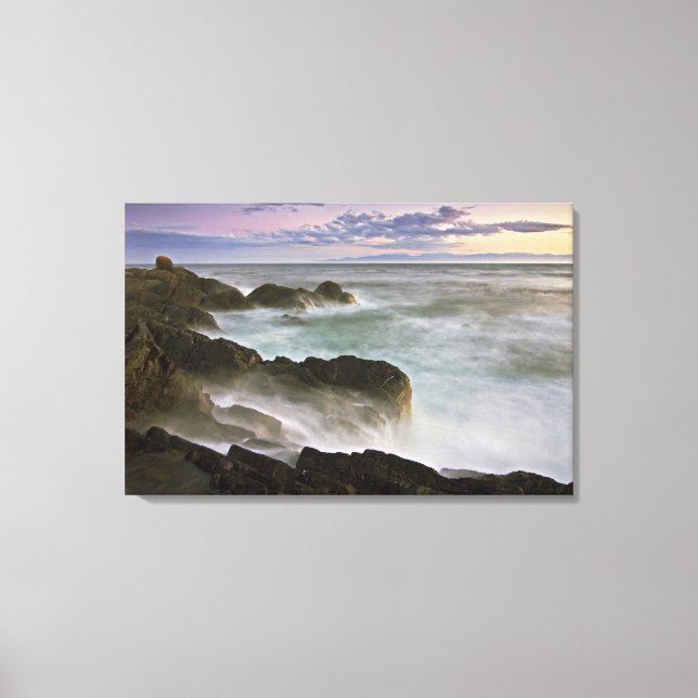 Lienzo Estados Unidos, Washington, Islas San Juan. Choque (Anverso)