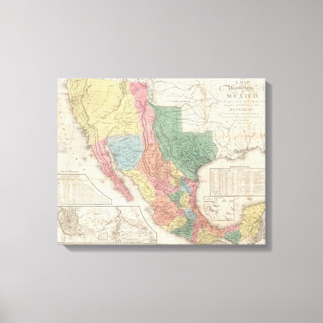 Lienzo Estados Unidos y México (Anverso)
